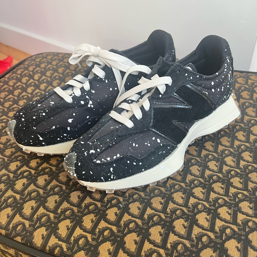 New Balance x Joshua Vides 327 Black Splatter Men’s Size 6.5, Women’s 8 MS327JSV